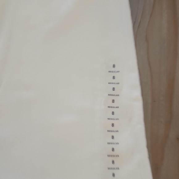 American Eagle Outfitters Off-White Stretch Super High-rise Baggy Wide Leg Pants - Picture 4 of 5